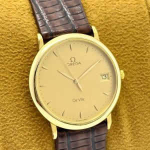 Montre Omega De Ville Date Caliber 1432 réf. MD 196.0312-1 (Or) Homme 1980 Sans prix de réserve – Occasion