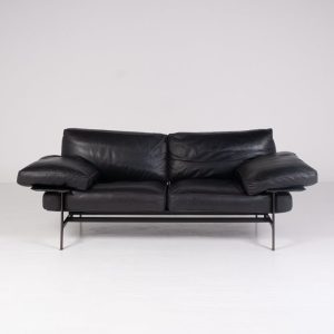 Canapé B&B Italia Antonio Citterio Diesis Acier, Cuir – Occasion