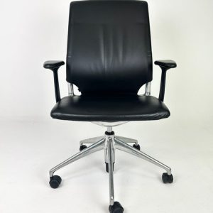 Vitra – Alberto Meda – Chaise de bureau – Meda Chair – Aluminium, Cuir – Occasion
